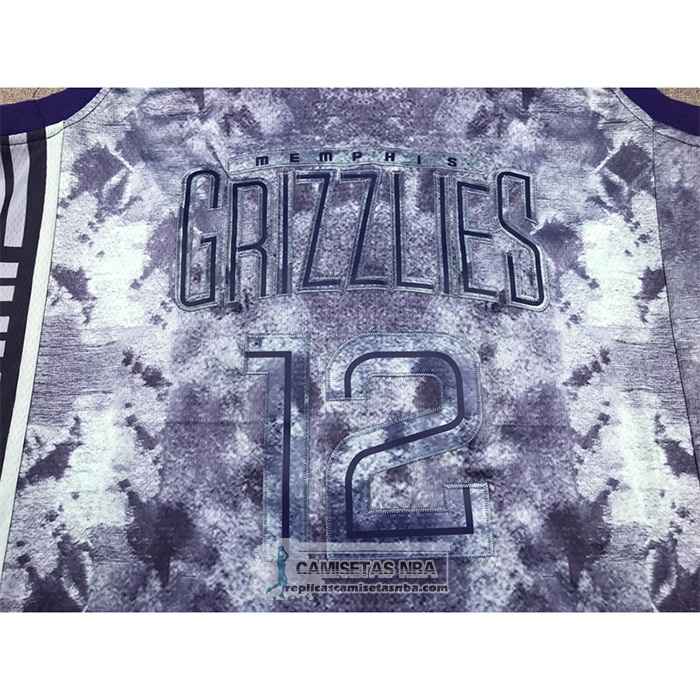 Camiseta Memphis Grizzlies Ja Morant NO 12 Select Series 2023 Azul